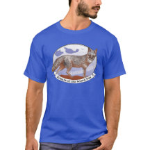 Fox Logo Deep Colour Unisex Short Sleeve T-Shirt B