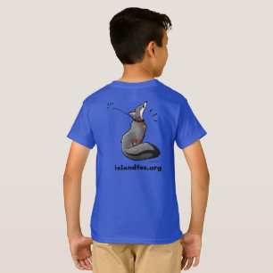 Fox Logo & Stacy Baker Art Back Colour Kids T-Shir T-Shirt