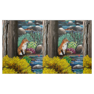 Fox Love  Fabric
