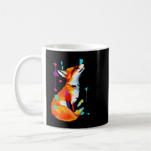 Fox Lover Drawing oil painting artwork of a fox Coffee Mug