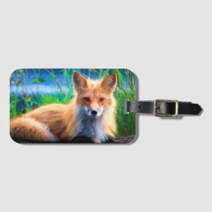 Fox Luggage Tag