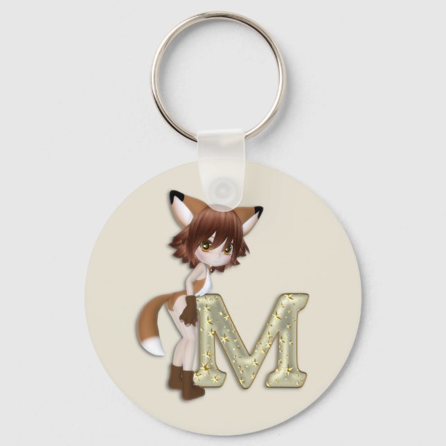 Fox M Keychain (Front)