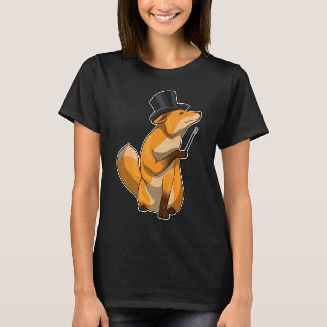 Fox Magician Magic wand T-Shirt (Front)