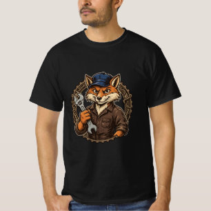 Fox Mechanic - Clever Garage Wrench Cap Tee