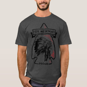 Fox Meskwaki Native American Indian Vintage Indian T-Shirt