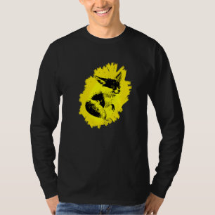 Fox Motif Sly Animal Colourful Forest Animals Foxe T-Shirt