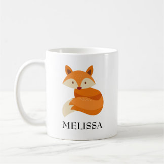 Fox Name Custom Coffee Mug