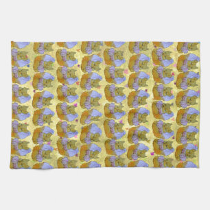 Fox named Dice Kitchen Towel