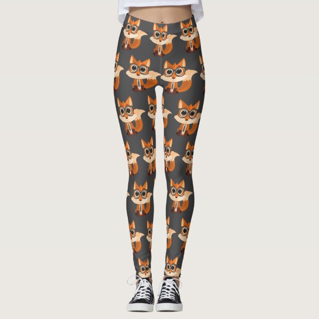 Fox Nerd Leggings (Front)