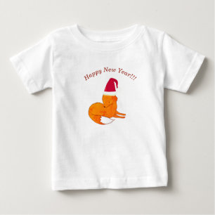 Fox New Year Custom Baby T-Shirt