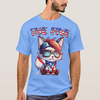 Fox News The Five Cute American Patriotic Fox  T-Shirt