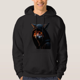 Fox Ninja with Burning Eyes Hoodie