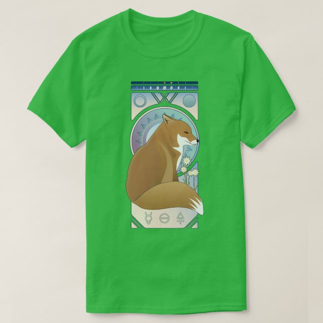 Fox Nouveau T-Shirt (Design Front)