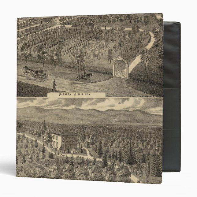 Fox nursery, res, orchard binder (Front/Inside)