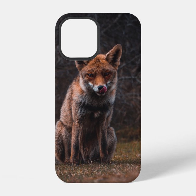 FOX ON GRASS FIELD iPhone CASE (Back)