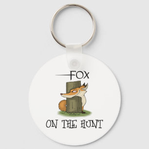 Fox on The Hunt Keychain