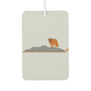 🦊 Fox on the Rock Car Air Freshener