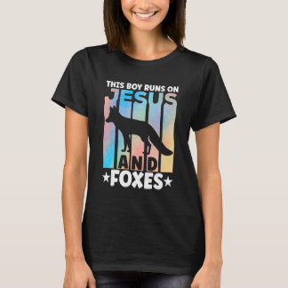Fox Outfit for Foxes Lovers Apparel for Boys T-Shirt