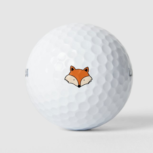 Fox pattern golf balls (Front)