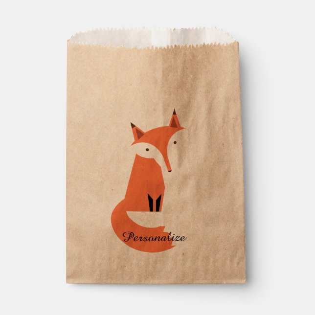 Fox Personalized Favour Bag (Front)
