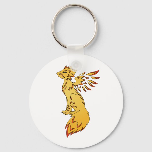 Fox Phoenix Keychain (Front)