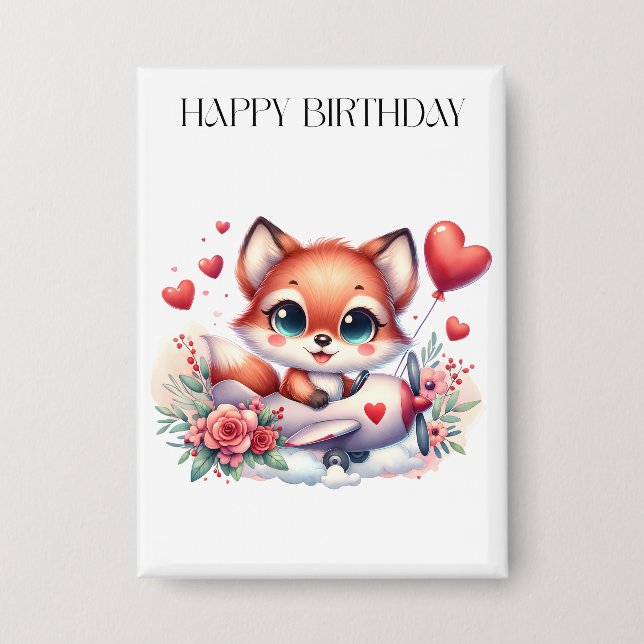 Fox Pilot Birthday (Front)