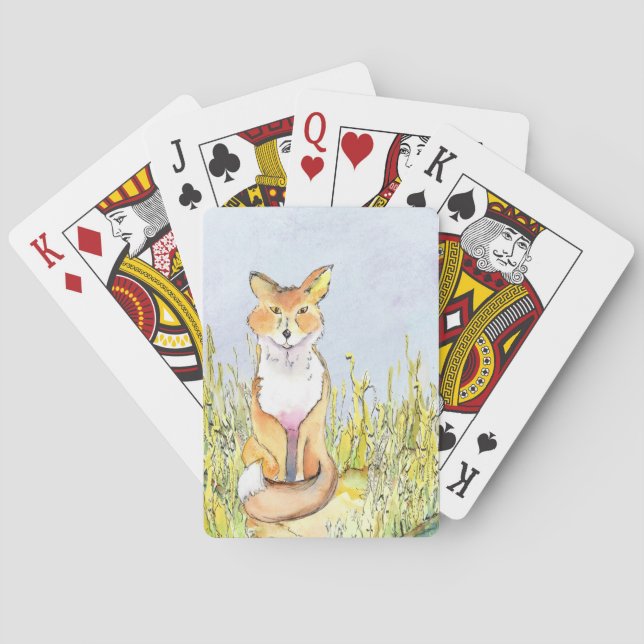 Fox playing cards (a286) (Back)