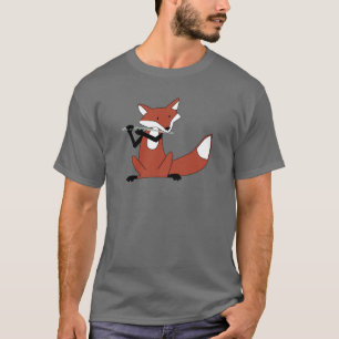 Fox Playing the Flute T-Shirt