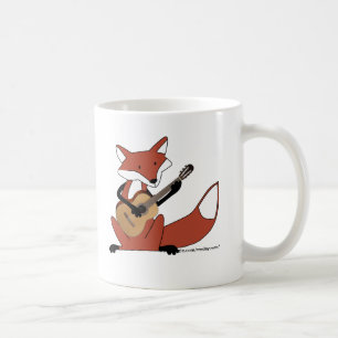 Fox Playing the Guitar Coffee Mug