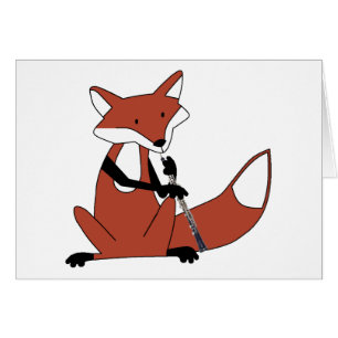 Fox Playing the Oboe