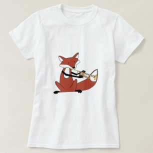 Fox Playing the Trumpet T-Shirt