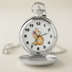 fox pocket clock pocket watch