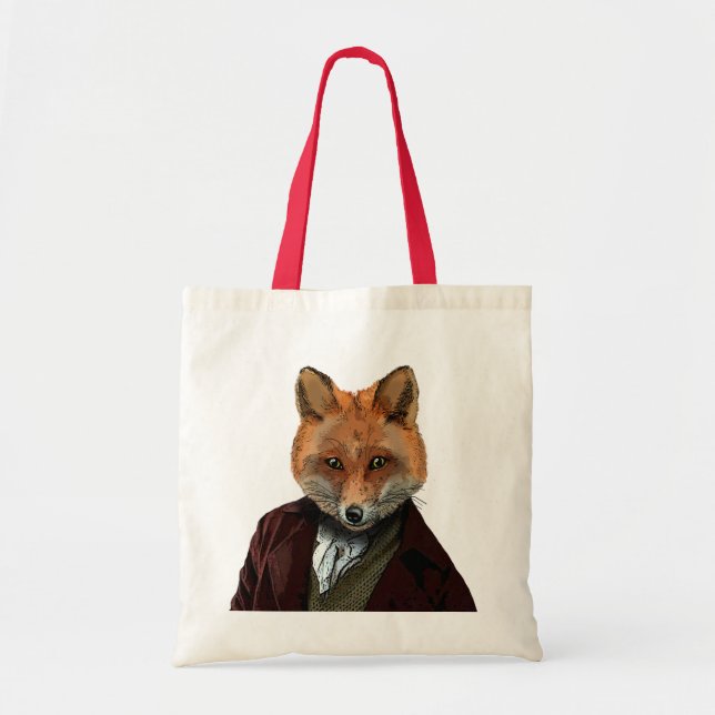 Fox Portrait 2 Tote Bag (Front)