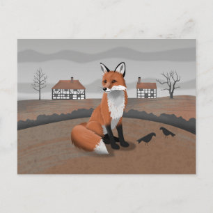 Fox Postcard