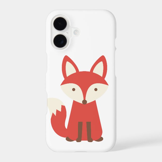 Fox print phone case (Back)