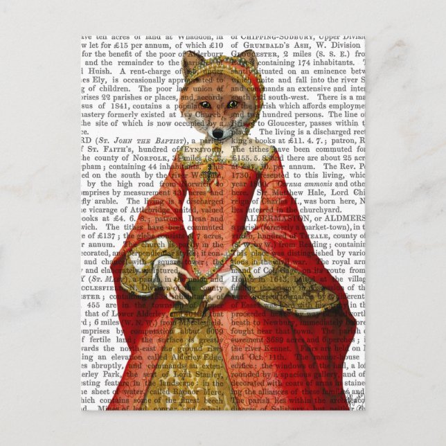 Fox Queen 2 Postcard (Front)