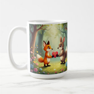 Fox Rabbit Love Mug