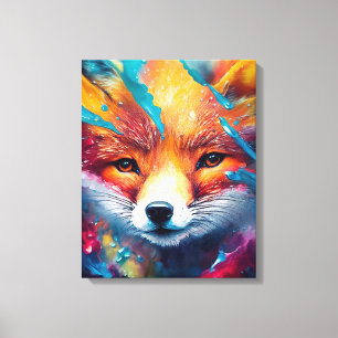 Fox Red fox Animal Discovery Adventure Nature Canvas Print