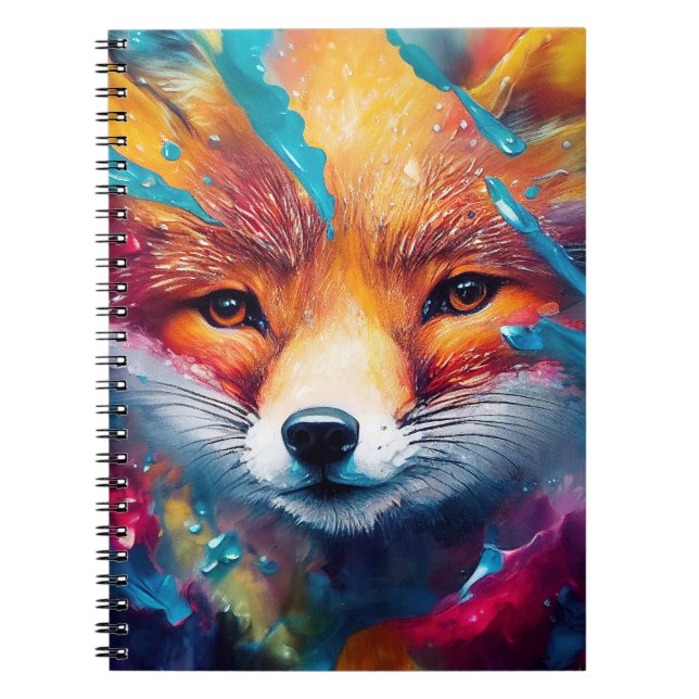 Fox Red fox Animal Discovery Adventure Nature  Notebook (Front)