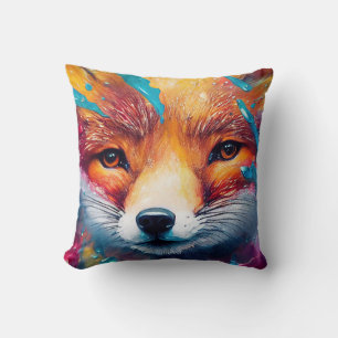 Fox Red fox Animal Discovery Adventure Nature Throw Pillow