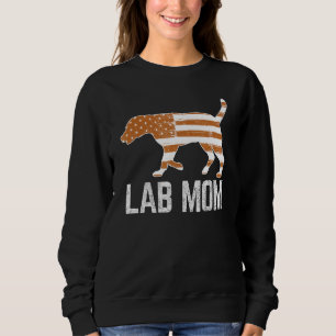 Fox Red Lab Mom Labrador Retriever Vintage Retro F Sweatshirt
