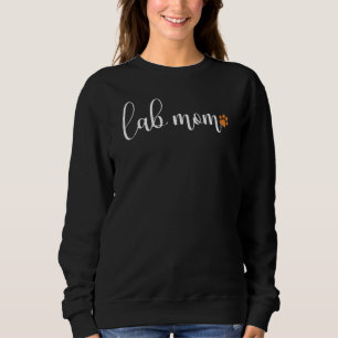 Fox Red Lab Mom Women Labrador Retriever Mama Sweatshirt