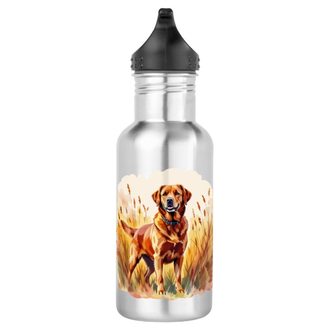 Fox Red Labrador Retriever Dog 532 Ml Water Bottle (Right)