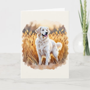 Fox Red Labrador Retriever Dog Card