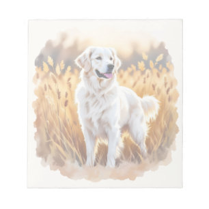 Fox Red Labrador Retriever Dog Notepad