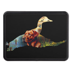 Fox Red Labrador Trailer Hitch Cover