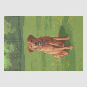 Fox Red Yellow Labrador Retriever Dog Tissue Paper