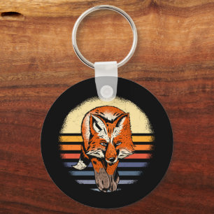 Fox Retro Keychain