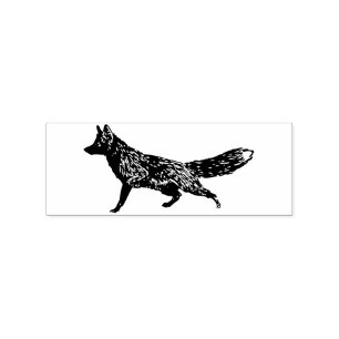 Fox Rubber Stamp