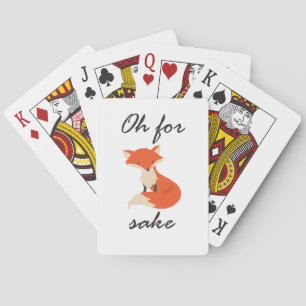 Fox Sake Playing Cards